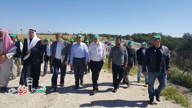  انطلاق يوم  الوفاء للنقب في القرى غير المعترف بها بمشاركة رئيس الحركة الاسلامية الشيخ رائد صلاح 